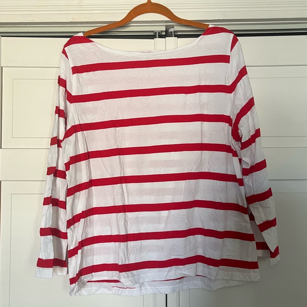 Nautical stripped tshirt from JCrew ⛵️